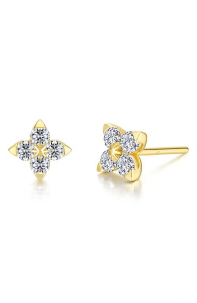 Lafonn Trillium Simulated Diamond Stud Earrings In Gold