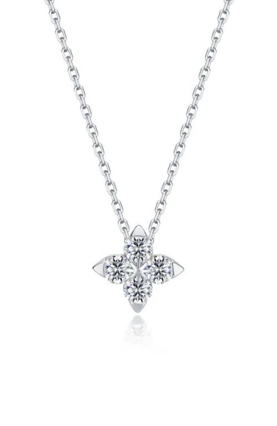 Lafonn Trillium Superbloom Necklace In Silver
