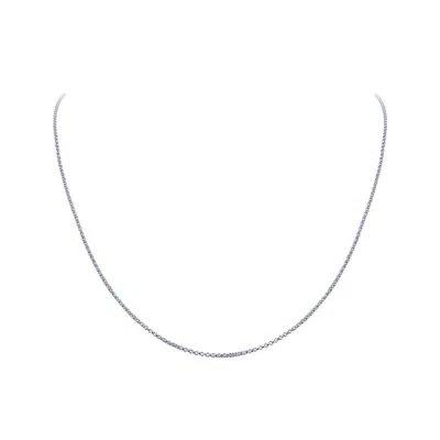 Lafonn Women's Classic Chain 20" Necklace In Platinum Bonded Sterling Silver