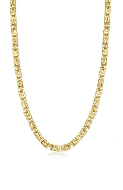 Lafonn Zaria Byzantine Chain Link Necklace In Gold