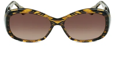 Lafont Fauve 3132 Women's Sunglasses Yellow Size 56 In Multi