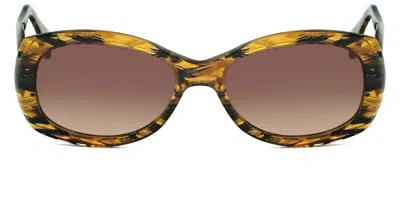 Lafont Hawai 3132 Women's Sunglasses Yellow Size 54 In Multi