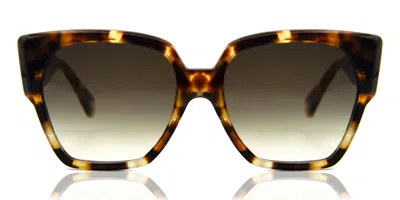 Lafont Ocean 532 Women's Sunglasses Tortoiseshell Size 56 In Brown