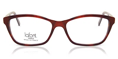 Lafont Oceane 621 Occhiali Da Vista Rossi Per Donna (solo Montatura) In Red
