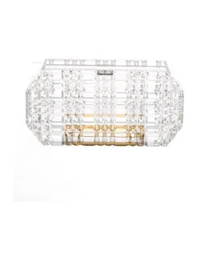 Pre-owned L'afshar Crystal Clutch In Multicolor