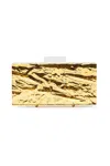 L'afshar Gold Crushed Ice Classic Clutc