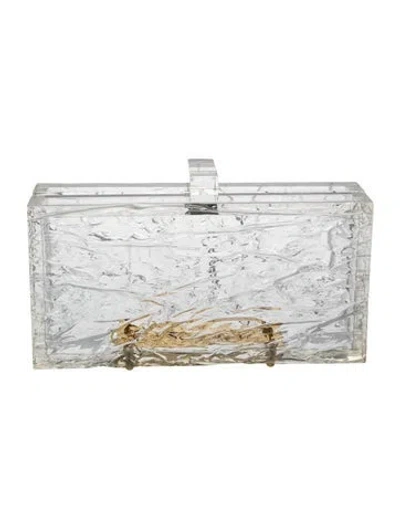 Pre-owned L'afshar Minaudière In Silver