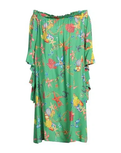 Lafty Lie Woman Mini Dress Green Size 10 Viscose