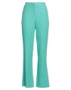 Lafty Lie Woman Pants Light Green Size 10 Polyester, Elastane In Green