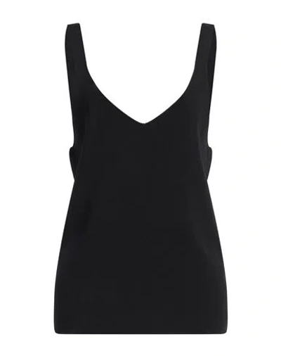 Lafty Lie Woman Top Black Size 14 Viscose, Polyamide