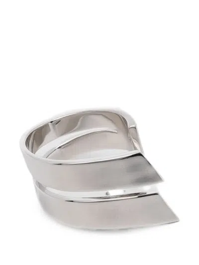 Lag World Arcade Ring In Silver