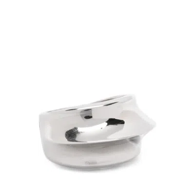 Lag World Aura Sculpted Ring In Metallic