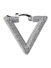 Lag World Lil Triangle Earring Arctic In Metallic