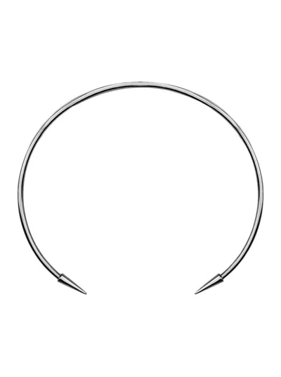 Lag World Spike Choker In Gray