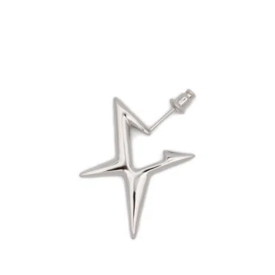 Lag World Spikee Star Earrings In Metallic