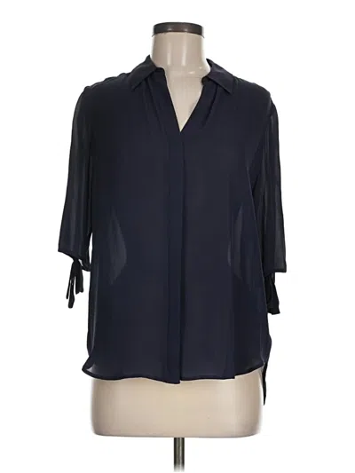 Pre-owned L'agence 3/4 Sleeve Blouse In Black