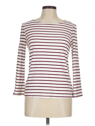 Pre-owned L'agence 3/4 Sleeve T-shirt In Ivory