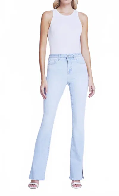 L'agence Abilene High-rise Sleek Baby Boot Jean In Aster In Blue