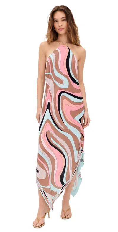 L'agence Abstract Swirl Elise Dress Multi
