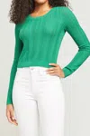 L'agence Aceline Pullover Sweater In Amazon Green In Green