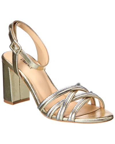 L'agence Acelynn Leather Sandal In Multi