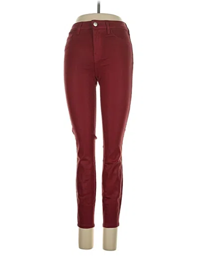 Pre-owned L'agence Active Pants In Burgundy
