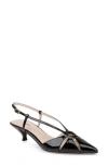 L'agence Adavi Pointed Toe Slingback Pump In Black
