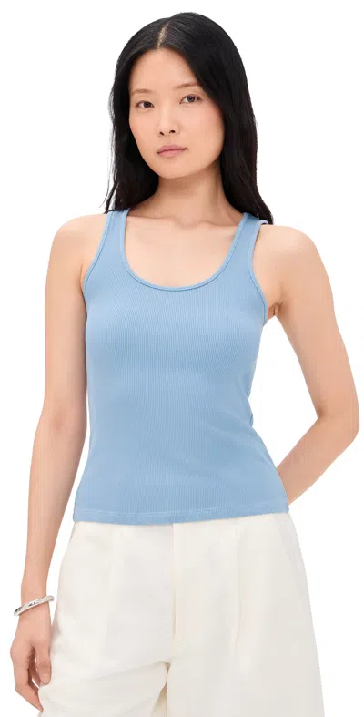 L'agence Adira Scoop Neck Tank Allure Blue