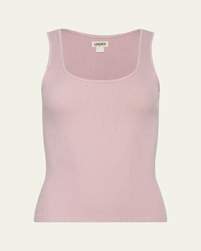 L'agence Adira Scoop-neck Tank Top In Purple