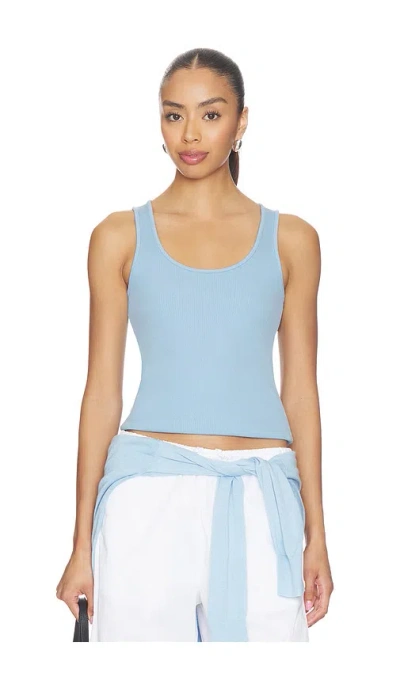 L'agence Adira Scoop Tank In Blue