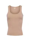 L'agence Adira Scoop-neck Tank Top In Neutral