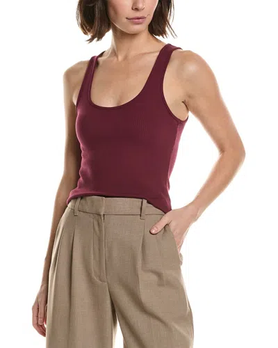 L'agence Adira Tank Top In Burgundy
