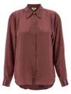 L'agence Tyler Shirt In Brown