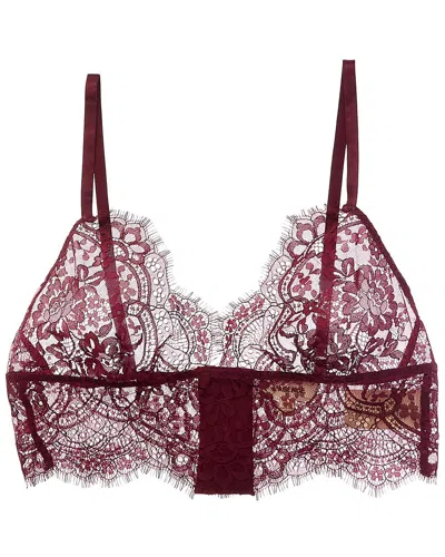 L'agence Aislin Woven Tops In Burgundy