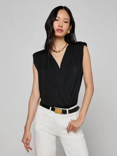 L'agence Akari Bodysuit In Black