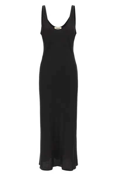 L'agence Akiya Midi Dress In Black