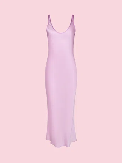 L'agence Akiya Satin Maxi Dress