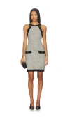 L'agence Alanna Knit Shift Dress In Multi