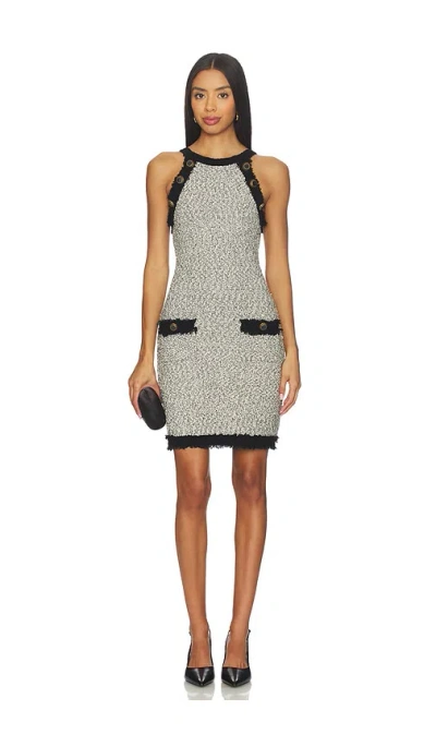 L'agence Alanna Knit Shift Dress In Multi