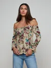 L'agence Alice Blazer Top In Multi
