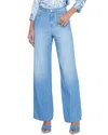 L'agence Alicent High-rise Sneaker Wide Leg Jean In Blue