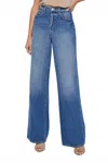 L'agence Alicent Wide Leg Jean In Brentwood In Blue