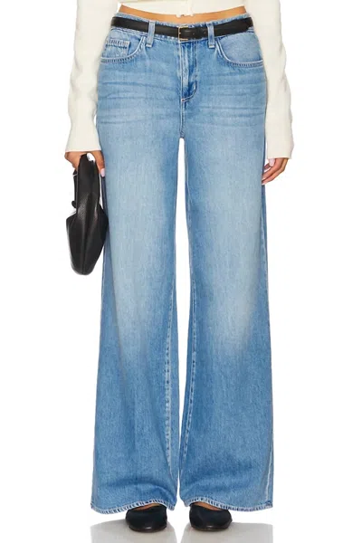 L'agence Alicent Wide Leg Jean In Caster In Blue