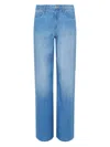 L'agence Alicent Wide-leg Jeans In Blue