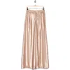 L'agence Allanah Sequin Wide Leg Pants In Neutral