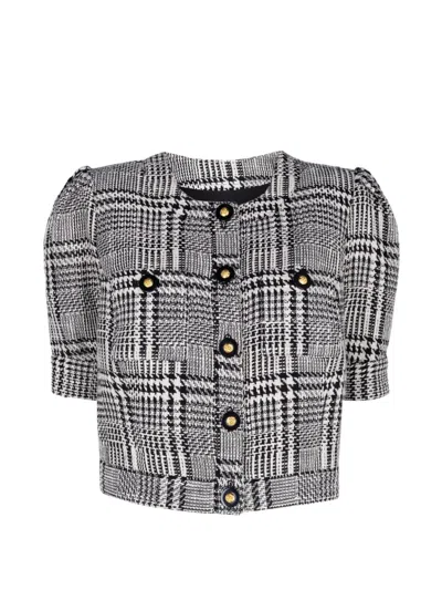 L'agence Allerga Cropped Jacket In Black