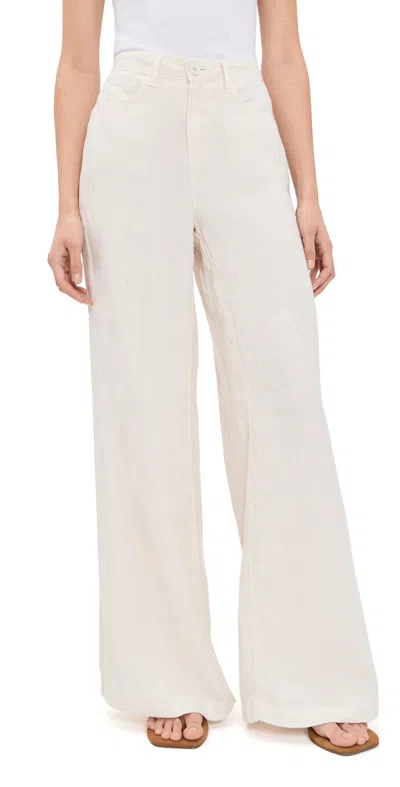 L'agence Amara High Rise Wide Leg Pants Vintage White