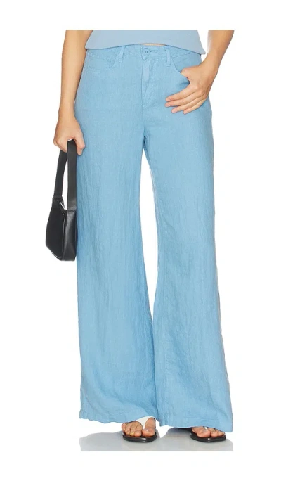 L'agence Amara Wide Leg Pant In Blue