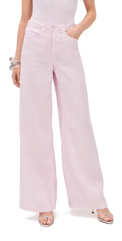 L'agence Amara Wide Leg Pants Icy Lilac In Pink