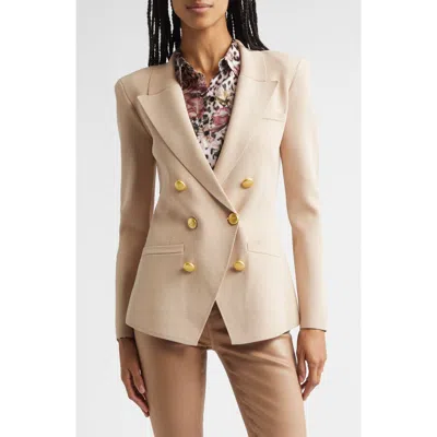L'agence Amelia Knit Blazer In Neutral